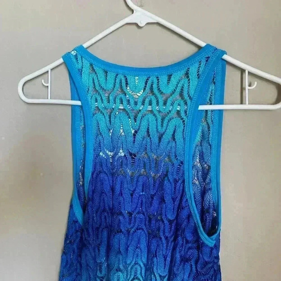 ELIF FOR JORDAN TAYLOR Crochet Wave Tank Dress - Picture 7 of 10